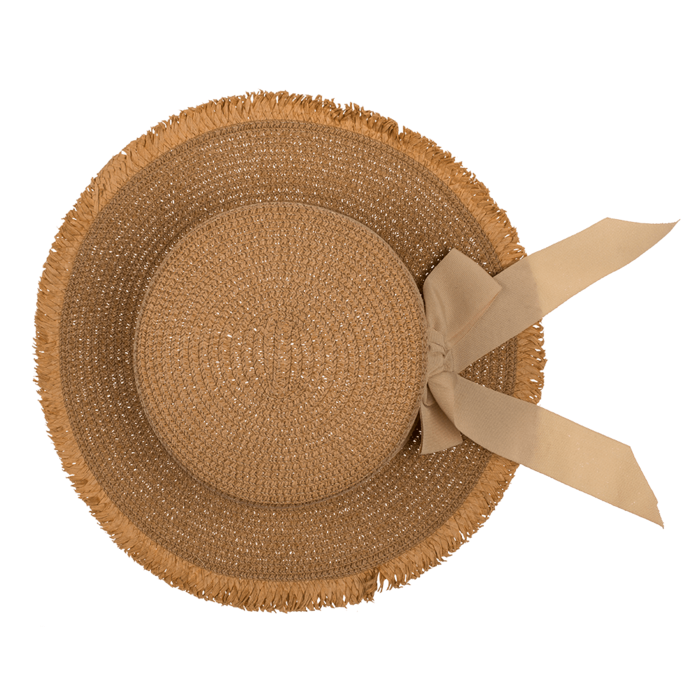 Strohhut mit Schleife, Basic chic,