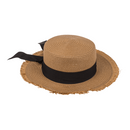 Strohhut mit Schleife, Basic chic,