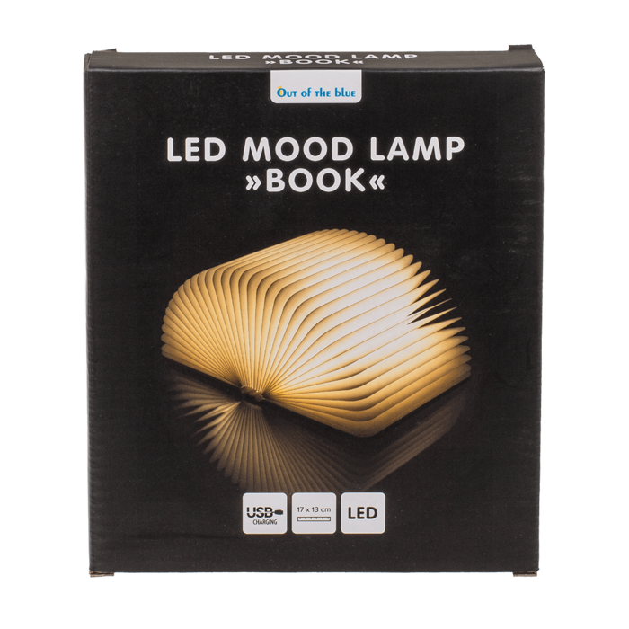 LED-Stimmungsleuchte, Buch, ca.17 x 13 cm,