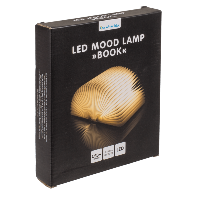LED-Stimmungsleuchte, Buch, ca.17 x 13 cm,