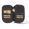 Reisedokumente, Brieftasche und Telefon-Organizer,