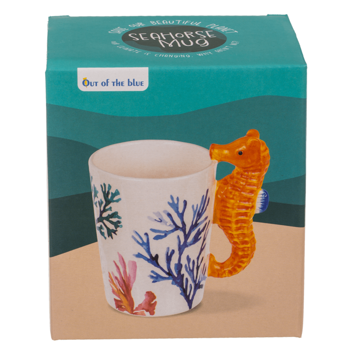 Becher,Seepferdchen,11 x 8,5 cm, 300 ml,