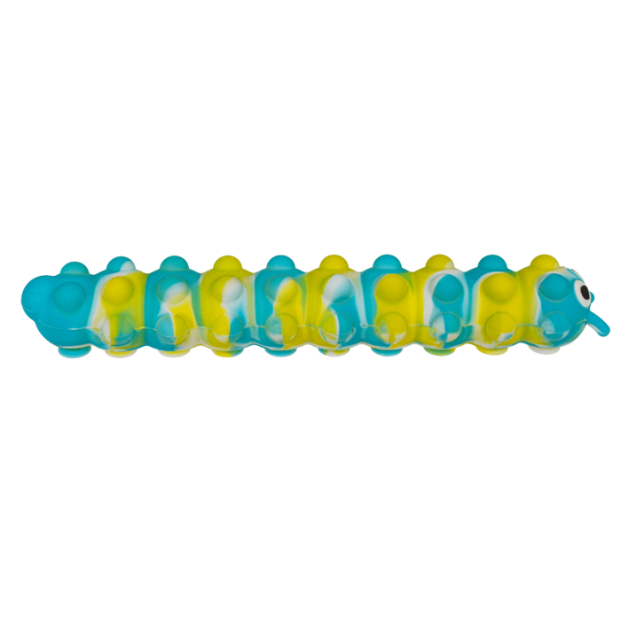 "Fidget Pop N' Stick Toy, Raupe,"