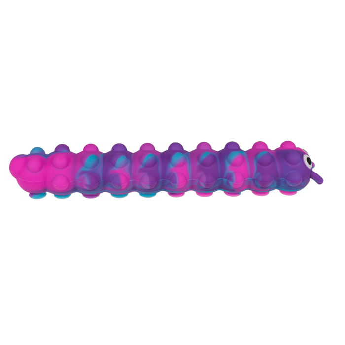 "Fidget Pop N' Stick Toy, Raupe,"