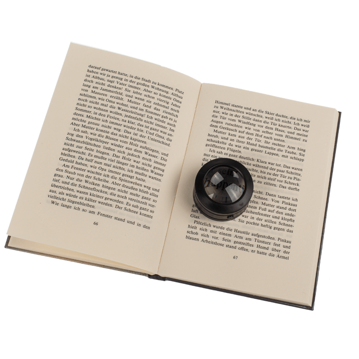 Tragbare Lupe mit LED (inkl. 2 x CR1220 Batterien)
