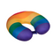 Nackenkissen mit Micropellet-Füllung, Regenbogen,