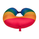 Nackenkissen mit Micropellet-Füllung, Regenbogen,