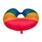 Nackenkissen mit Micropellet-Füllung, Regenbogen,