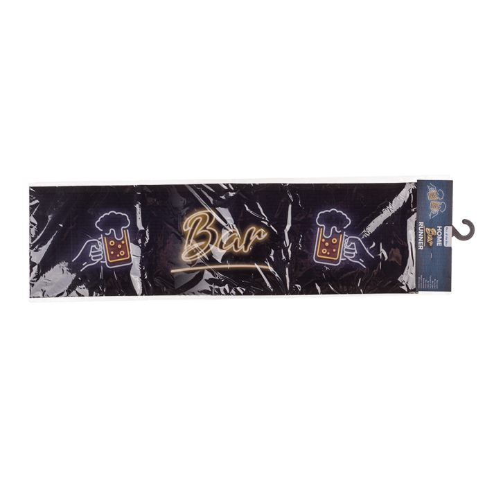 Bar-Läufer, Bier, ca. 89 x 25 cm,