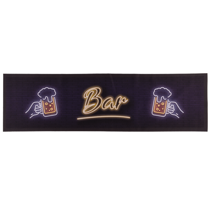 Bar-Läufer, Bier, ca. 89 x 25 cm,