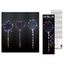 LED Bobo Ballon mit stab 3/s