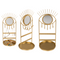 Goldener Metall-Schmuckhalter mit Spiegel, Auge,