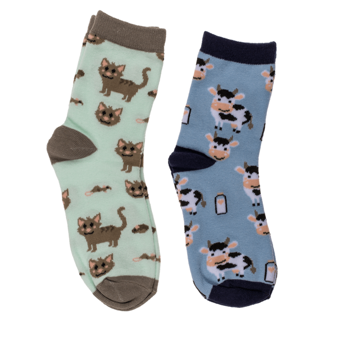 Magische Kindersocken, Farmtiere, 1 Paar,