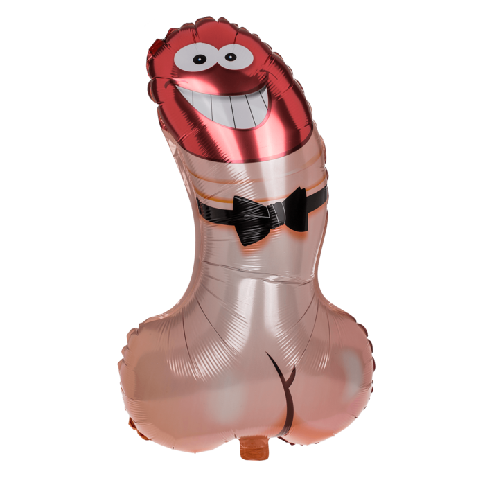 XL Luftballon, Penis, ca. 44,5 x 74 cm,