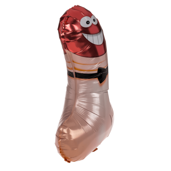 XL Luftballon, Penis, ca. 44,5 x 74 cm,