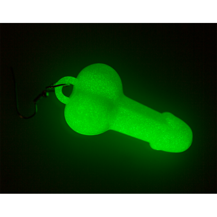 Ohrringe, Penis, Glow in the Dark,