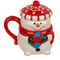 Becher, Funny Snowman, mit Deckel,
