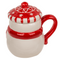 Becher, Funny Snowman, mit Deckel,