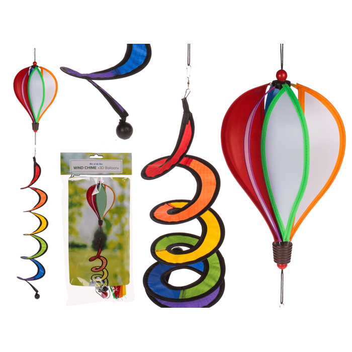 Windspiel 3D Ballon,Durchm.25cm,H.90cm