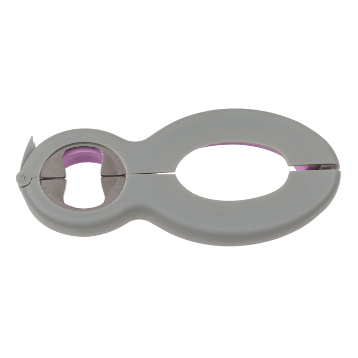 Universal-Öffner, 6 in 1, Grau/Rosa,