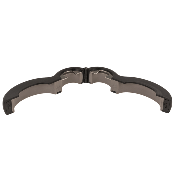 Universal-Öffner, 6 in 1, Schwarz/Grau.