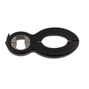 Universal-Öffner, 6 in 1, Schwarz/Grau.