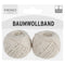 Baumwollband, 2er Set,  50m