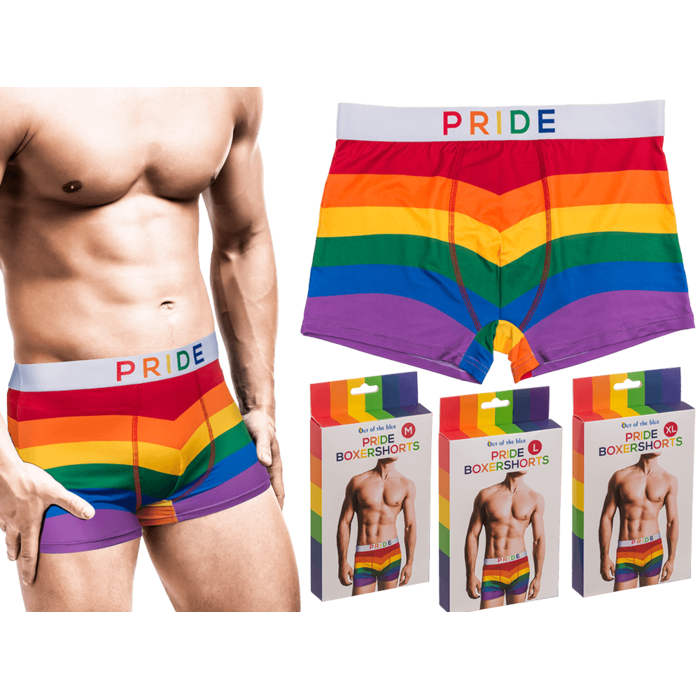 Boxershorts, Pride, 3 Größen sortiert,