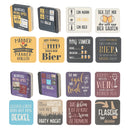 Bierdeckel Memoryspiel BBQ 12er Set