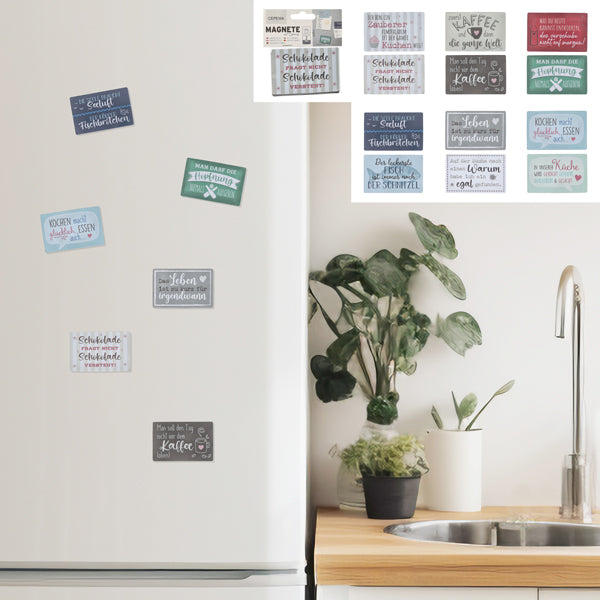 Magnet Sprüche 2er Set 6/s