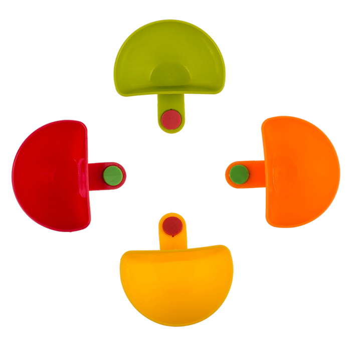 Dip-Schale mit Clip, 4er Set,