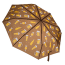 Taschen-Regenschirm, Bierflasche,