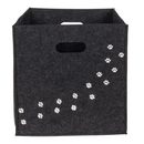 Filz-Aufbewahrungsbox, Hundepfoten/Katzenpfoten,