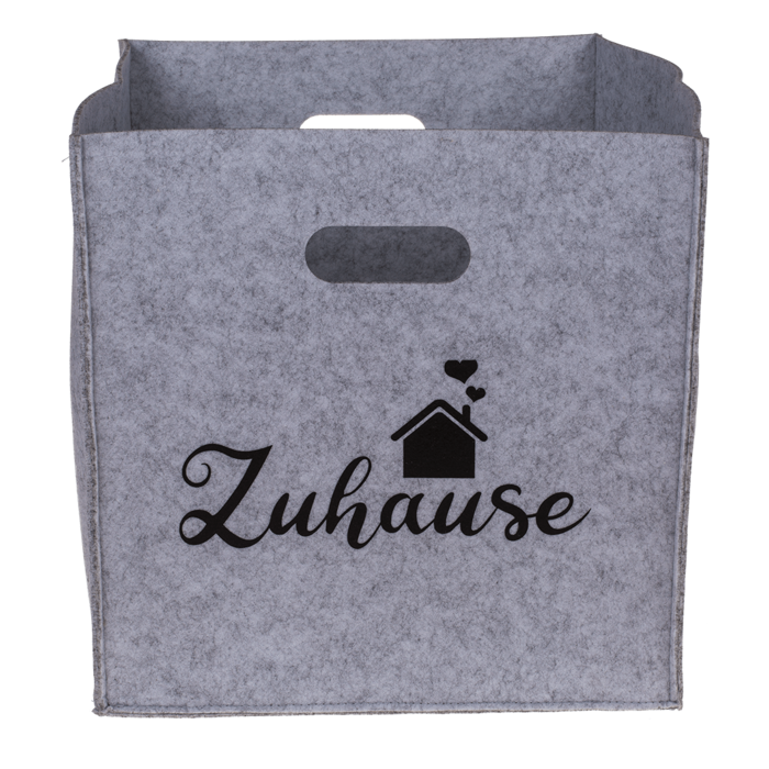 Filz-Aufbewahrungsbox, Home/Zuhause,