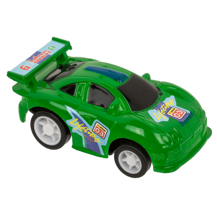 Rennauto mit Rückziehmotor, ca. 5,5 x 4 cm,