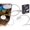 USB LED UFO, 6,5 x 33,5 cm, mit USB-Kabel,
