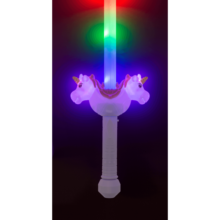 Zauberstab mit LED. Einhorn, ca. 67 cm,