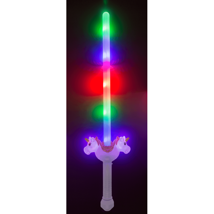 Zauberstab mit LED. Einhorn, ca. 67 cm,