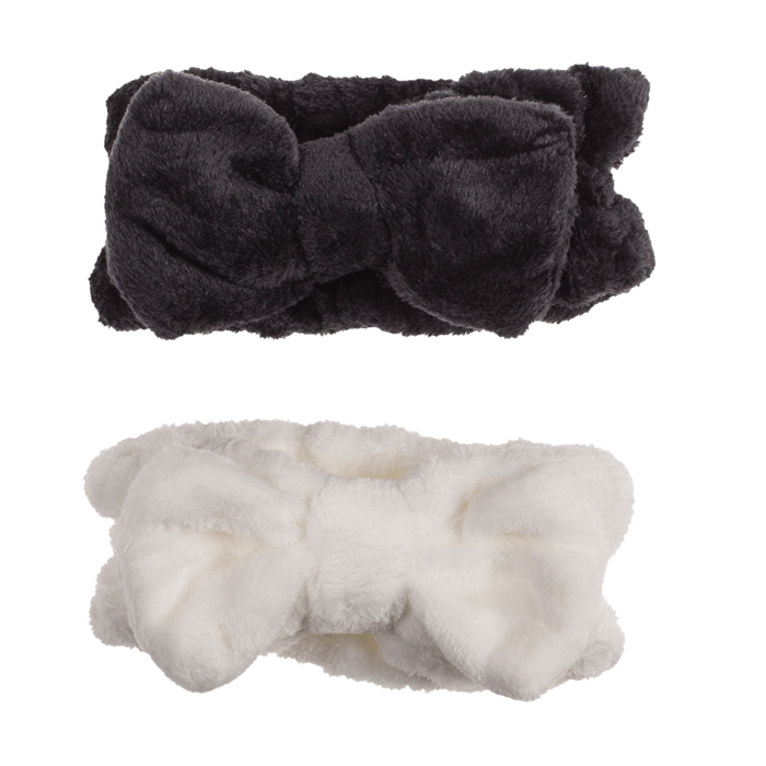 Textil-Haarband, Flauschige Schleife,