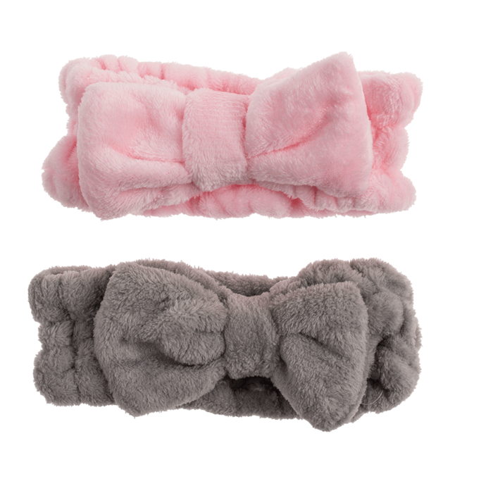 Textil-Haarband, Flauschige Schleife,