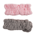 Textil-Haarband, Flauschige Schleife,