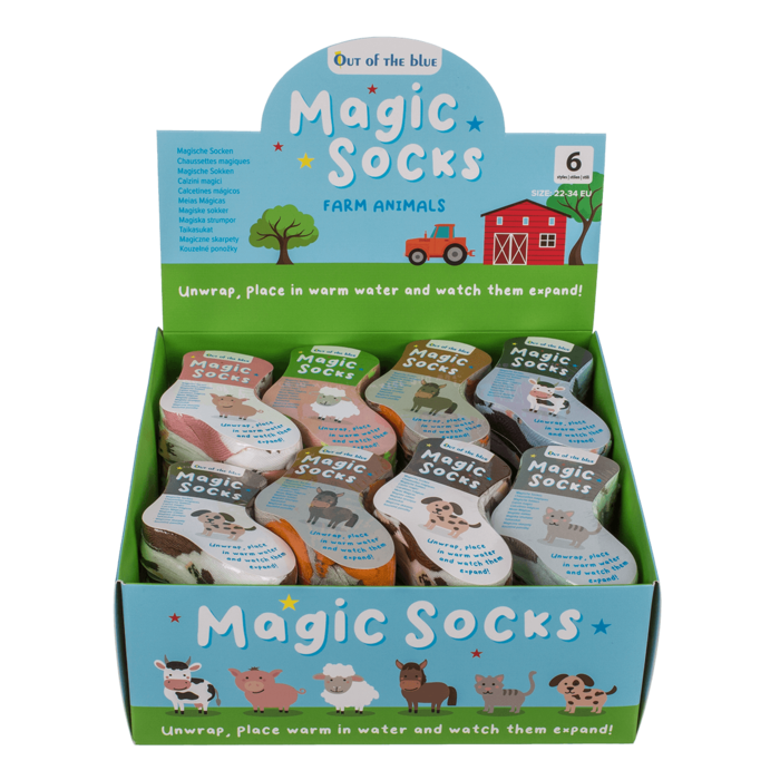 Magische Kindersocken, Farmtiere, 1 Paar,