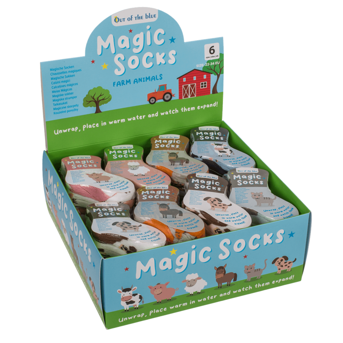 Magische Kindersocken, Farmtiere, 1 Paar,
