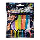 Super Stretchy Wackelwürmer, ca. 9 x 1,3 cm,
