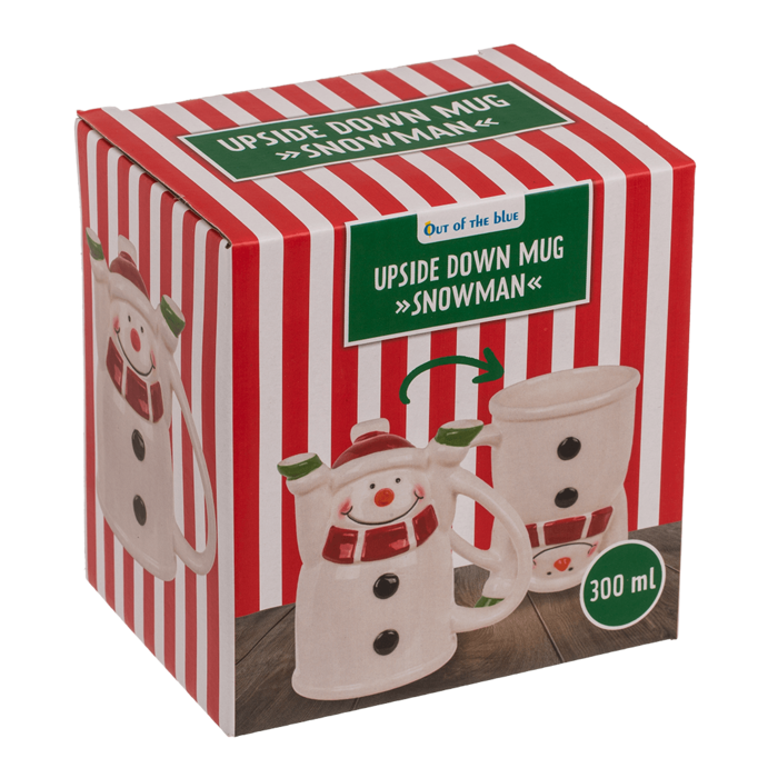 Becher, Weihnachtsmann & Schneemann,
