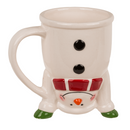 Becher, Weihnachtsmann & Schneemann,