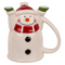Becher, Weihnachtsmann & Schneemann,