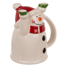 Becher, Weihnachtsmann & Schneemann,