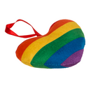 Plüschherz in Regenbogenfarben, Pride,