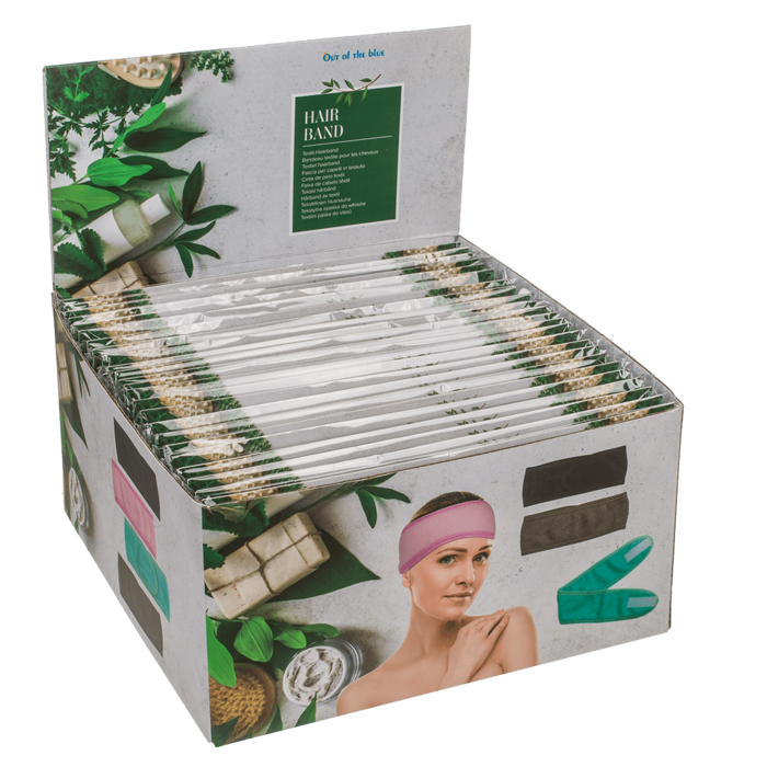 Textil-Haarband, Spa & Beauty, ca. 9 x 60 cm,